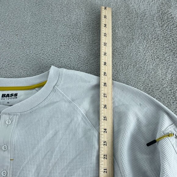 Bass Outdoor Glacier Gray XL Performance Thermal Long-Sleeve Shirt 2968 - Picture 7 of 11